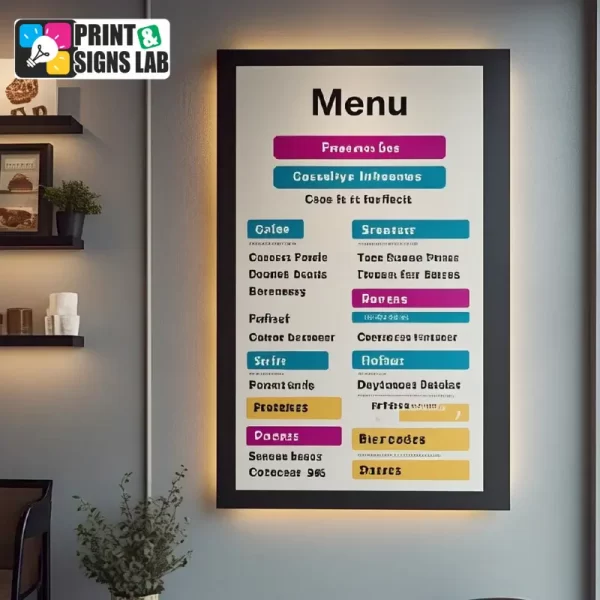 Corflute or Foam Board Display